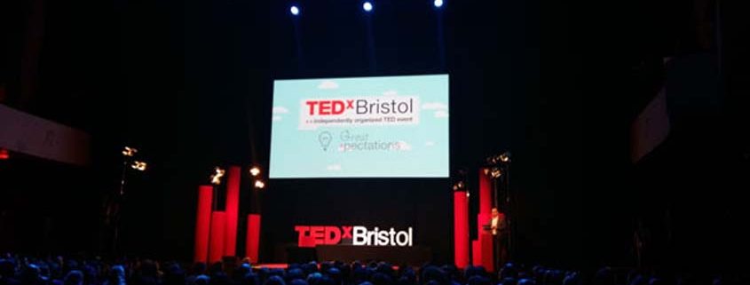 Stage at TEDxBristol 2015